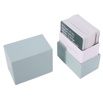 satın al 280g Yazdırılabilir Oyun Kartları ODM OEM Finish Flaş Kağıt Güverte Kutusu ile Oyun Kartları online manufacture