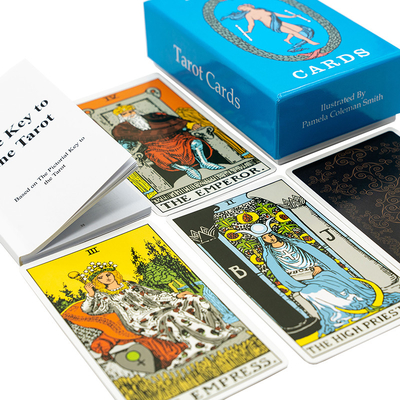 satın al 57x87mm Kağıt PVC Yazdırılabilir Tarot Kartları Spot UV Kaplama online manufacture