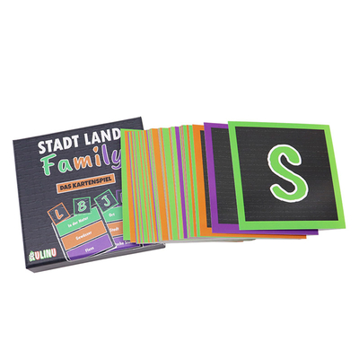 satın al Özel Logo Matematik Revize Kart Oyunu Yazdırma Üretim Erken Öğrenme Flash Kart Set For Kid With Box online manufacture