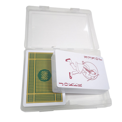 satın al 100 Su geçirmez PVC Plastik Poker Kurt Adam Kart Oyunu Oyun Kartları Plastik PVC Plastik Kutusuyla online manufacture