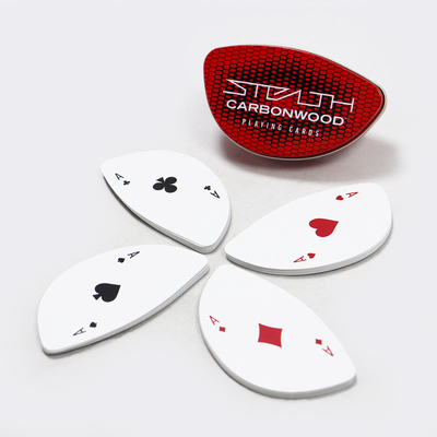 satın al Özel baskı Oyun kartları Deck Tin Box Packaging özel şekilli yapraklar Poker kartları online manufacture