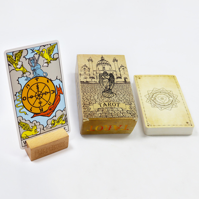 satın al Yüksek Kaliteli Kartların Güvenilir Tedarikçisi Özel Atlı-Bekle Tarot Ruhani Yolculuk Mükemmel Tarot Kartı Hediye Setleri online manufacture