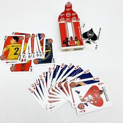 satın al Futbol Yıldızı Maçı için Özel Tasarım Oyun Kartları Üretim Attax Casual Oyunlar online manufacture