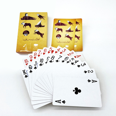 satın al Özel Logo Arapça Oyun Kartları Poker Özel Tasarım ve Laminasyonla online manufacture