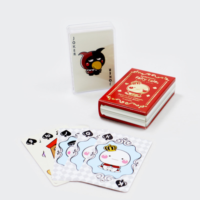 satın al Basılı Karikatür Deck Varnishing Yüzey Finishing Custom Limited Edition Oyun Kartları online manufacture
