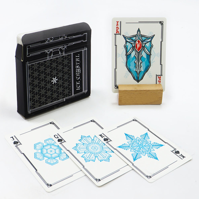 satın al Baskılı Poker Oyunu Özel Gümüş Damgalanma Kağıt Kartı online manufacture