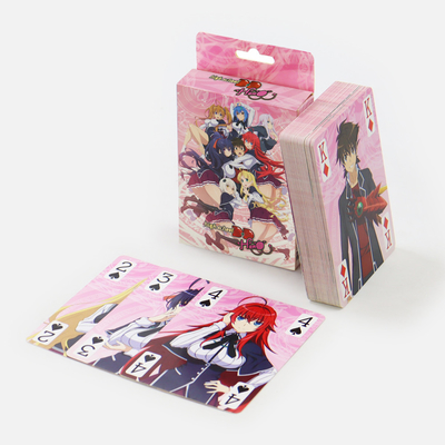 satın al Özel Ekolojik Baskılı Anime Poker Deckleri Yapısal Yüzey Finishli Paketler online manufacture