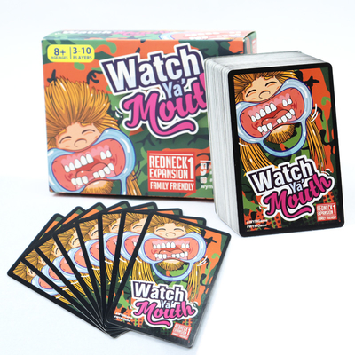 satın al Kağıt Normal Watch Ya Mouth Tahta Oyunu OEM Oyun Kartları Flash Kartlar Normal online manufacture