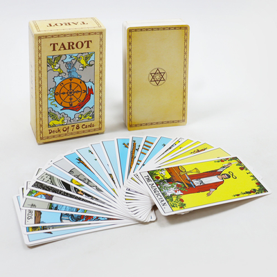 satın al Özel Tarot Kartları Deck Set Rehberli Kitap Normal Yüzey Bitirme Özel online manufacture