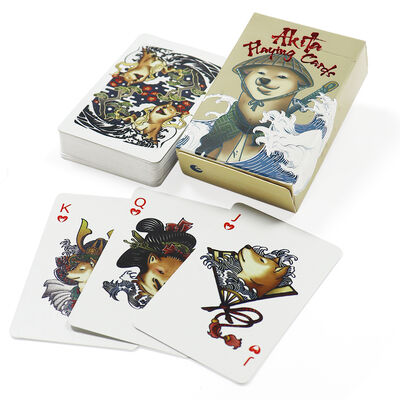 satın al Toptan Özel Poker Baskı Tasarım Kabartma Süreci Süper MINI Yavru Desen Kağıt Oyun Kartları ve Kutuları online manufacture