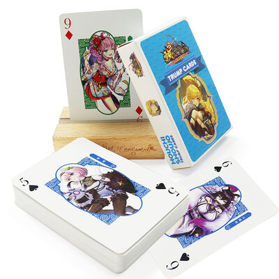 satın al Özel Tasarım 57x87mm Kağıt Malzemesi Yetişkin Partileri ve Oyun Geceleri için Poker Kartları online manufacture