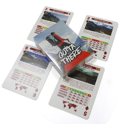 satın al Siyah Çekirdekli Kağıt ve Yetişkin Oyunları ve Promosyonlar İçin 57x87mm Boyutunda Özel Tasarım Baskılı Özel Poker Kartları online manufacture