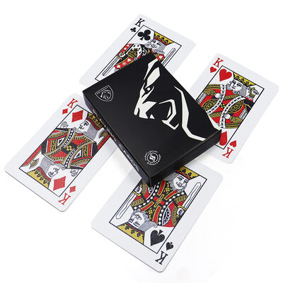 satın al Özel Baskı Tasarım Siyah Oyun Kartları Kişiselleştirilmiş Poker Kartları Özelleştirilmiş Boyutlu online manufacture