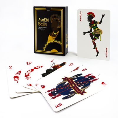 satın al Poker ve oyun eğlencesi için özelleştirilmiş boyutlarda Altın Kenarlı Özel Basılmış Oyun Kartları ve Özel Logo online manufacture