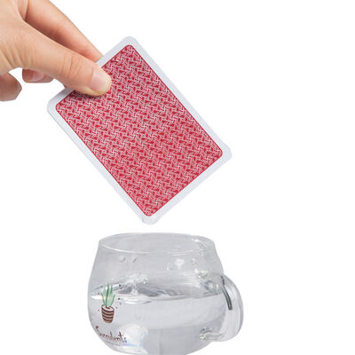 satın al Yüksek Kaliteli Özel Tasarım 300/350/400gm Sanat Kağıdı ve Kutusu ile Siyah Çekirdekli Kağıt Poker Kartları online manufacture