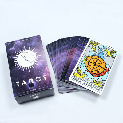 satın al CMYK 4 Renkli Ofset Baskılı, Rehber Kitaplı, Kişiye Özel Tasarım Yazdırılabilir Tarot Kartları online manufacture