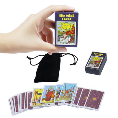 satın al CMYK 4 Renkli Offset Baskı ve Sıkıştırma Paketi ile Özel Tasarımlı Yazdırılabilir Tarot Kartları online manufacture