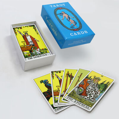satın al Kişiselleştirilmiş Kullanım İçin CMYK Tam Renkli Baskılı, 57*87mm Boyutunda Özel Tasarım Tarot Kartları online manufacture