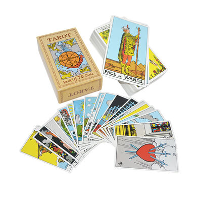 satın al Özel tasarımı 57*87mm boyutta rehberli Tarot kartları online manufacture