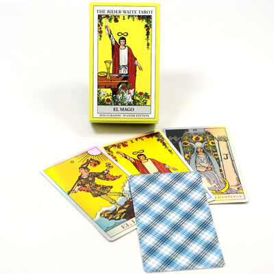 satın al Özel Tasarım 310gsm Siyah Çekirdek Kağıt Tarot Kartları Kişiselleştirilmiş Kullanım için 57 * 87mm Boyut online manufacture