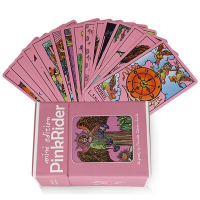 satın al Özel Logolu Lüks Geri Dönüştürülebilir 350gsm Kağıt Baskılı Tarot Kartları Aile ve Parti Kullanımı İçin online manufacture