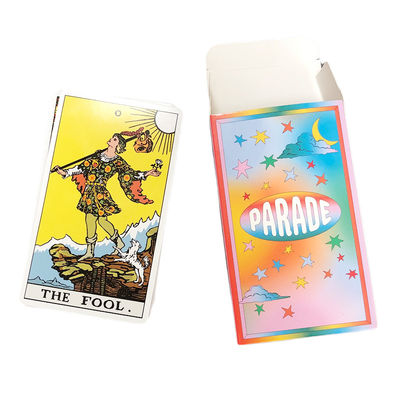 satın al Özel Yazdırılabilir Tarot Kartları Narin Renkli Gökkuşağı online manufacture
