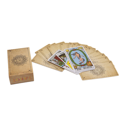 satın al Kılavuz Vernik yüzeyli Özel Baskılı Mini Tarot Kartları online manufacture