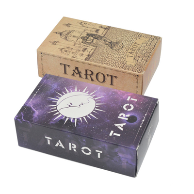 satın al Büyük Klasik PVC Yazdırılabilir Tarot Kartları Kehanet Parlak Laminasyon online manufacture