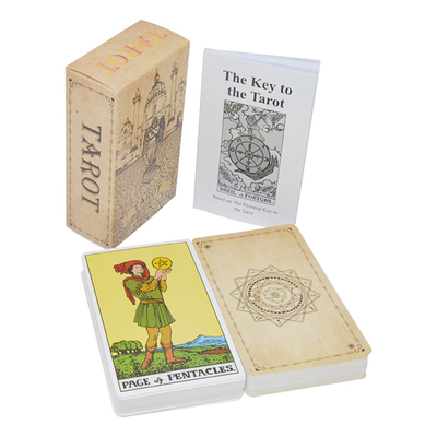 satın al Rehber Eğlenceli Eşsiz Tarot Güverte Tarot 63x88mm Mat online manufacture