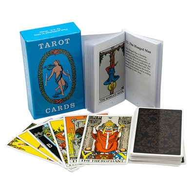 57x87mm Kağıt PVC Yazdırılabilir Tarot Kartları Spot UV Kaplama