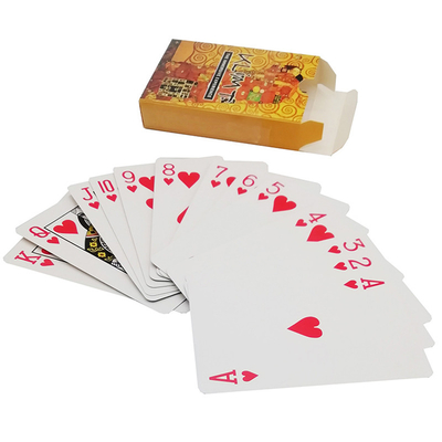 Yüksek Dayanıklılık Özel Oyun Kartları Casino 4 Sekizli 4 As Pantone Renkleri Baskılı
