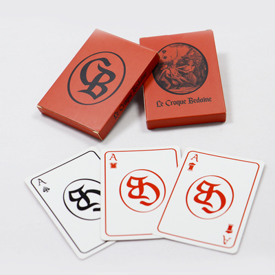 Tam Renkli Logo Poker Oyun Kartları Yetişkinler İçin Farklı Diller Eşsiz