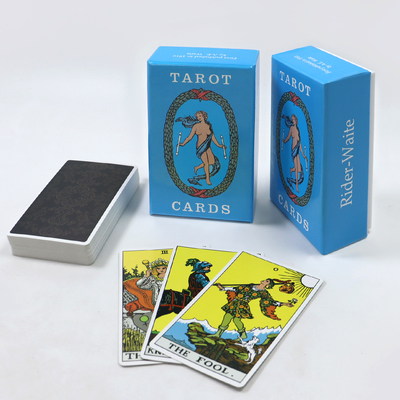 Toptan satma Yüksek Kalite Sıcak Satış Özel Oracle Tarot Kartları Rehberli Baskı Tahta Oyun Kartları