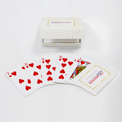Özel Baskı Tam Renkli Poker Kağıdı Kuveyt Sanat Ürünü Formatında Logo ile Oyun Kartı