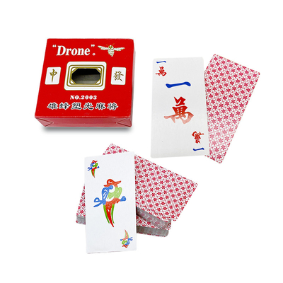 Amerikan Aile Seyahatleri Mahjong Kartları Özel Logo ve ISO Sertifikalı Oyun Oynamak