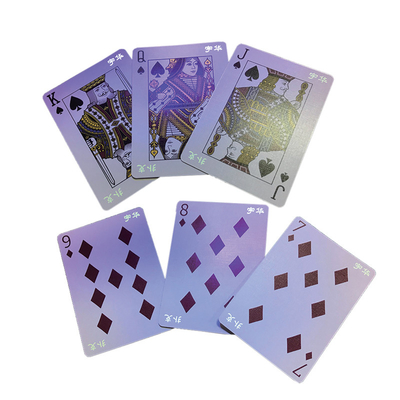 Parlak Hile Kartları Özel UV Mürekkep İşaretli Profesyonel Poker Oyunu Kartı
