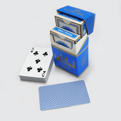 Eğlence ve Eğlence Banka Reklamı ile Özel Laklı Poker Kartları
