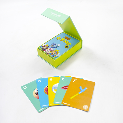 Çocuklar Bebek İngilizce Matematik Flash Kartları CMYK / Pantone Renkleri ve Ekolojik Dostu Malzemelerle