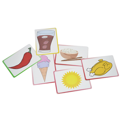 Okul öğrencileri için ABC ve Sayıları geliştirmek için özel basılı Eğitimsel Flash Kartları