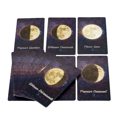 Özelleştirilmiş Orijinal Tasarım Yıldız Kartı Tarot Set Lady Divination Oracle Tarot Kartı