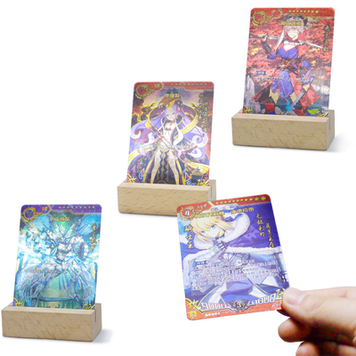 Özel Oyun Kartları Büyü Kartları Holografik Kağıt Ticaret Kartı Booster Paketleme