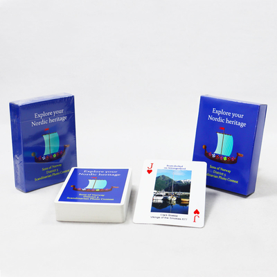 Eğitim Kağıt Poker Kartları Özel Kurumsal Kültür Reklam ve Kağıt Baskı ile İskandinav Mirasını Keşfedin