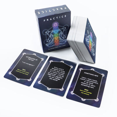 CMYK 4 Renkli Offset Baskı ve Rehberlik İçerilen Özel Tasarımlı Tarot Kartları