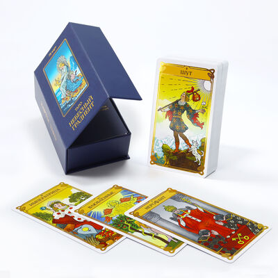 Özel Baskı Yüksek Kaliteli Tarot Kartları ve Sihirli Kutuda Rehberli Oracle Kartları