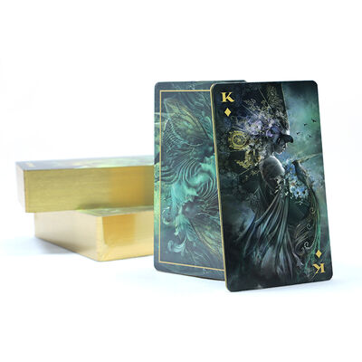 310gsm Siyah Çekirdekli Kağıt ve Rehber Kitap Dahil Kişiye Özel Tasarım Tarot Kartları
