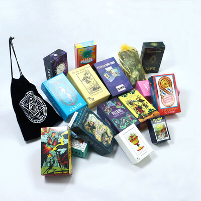 Özel Tasarım 57 * 87mm Kaplı Kağıt Tarot Kartları Yazdırılabilir ve Kişiselleştirilmiş Deck