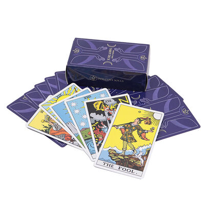 Özel Boyut 310gsm Kağıt Tarot Kartları, Dropshipping ve OEM için Özel Tasarımlı
