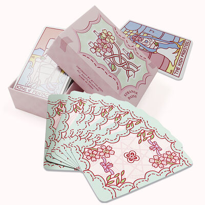 Lüks Özel Logo Ay Yıldız Tarot Kartları - Partiler ve Oyunlar İçin Dayanıklı Kağıt Yazdırılabilir Tarot Kartları