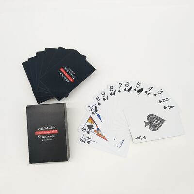 Sihir Numaraları ve Masa Oyunları için Özelleştirilmiş Dayanıklı Su Geçirmez Poker Kartları