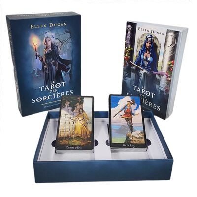 Rehberli Özel Boyutlu Çevre Dostu Yazdırılabilir Tarot Kartları